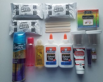 DIY BUTTER/clay SLIME kit + Recipe!