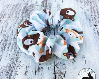 Woodland Fur Babies - ALSA - Scrunchie - Scrunchies - Hair elastic band - Hair Tie - Chouchou à cheveux - Ponytail accesories