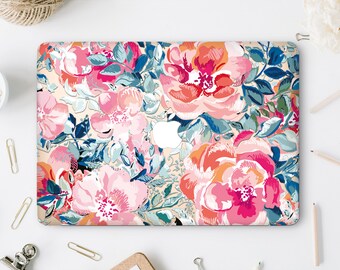 Floral Macbook Pro Hard Case Macbook Air Cover Macbook 13 Retina Hard Case Macbook Air 11 Inch Case Pro Retina 15 Case Macbook 12 Case DV035