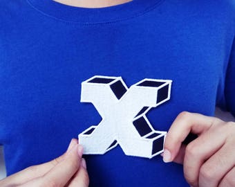 X for X-Men - Iron on Patch