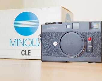 Minolta CLE - rangefinder - MINT and BOXED - Leica M mount rangefinder camera