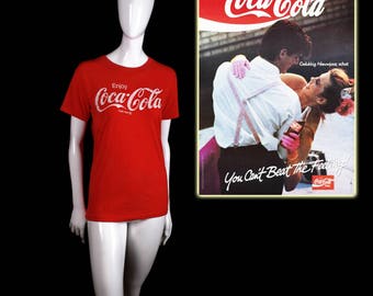 Early 1980's Coca-Cola T-Shirt (XS/S) Super Soft!!!