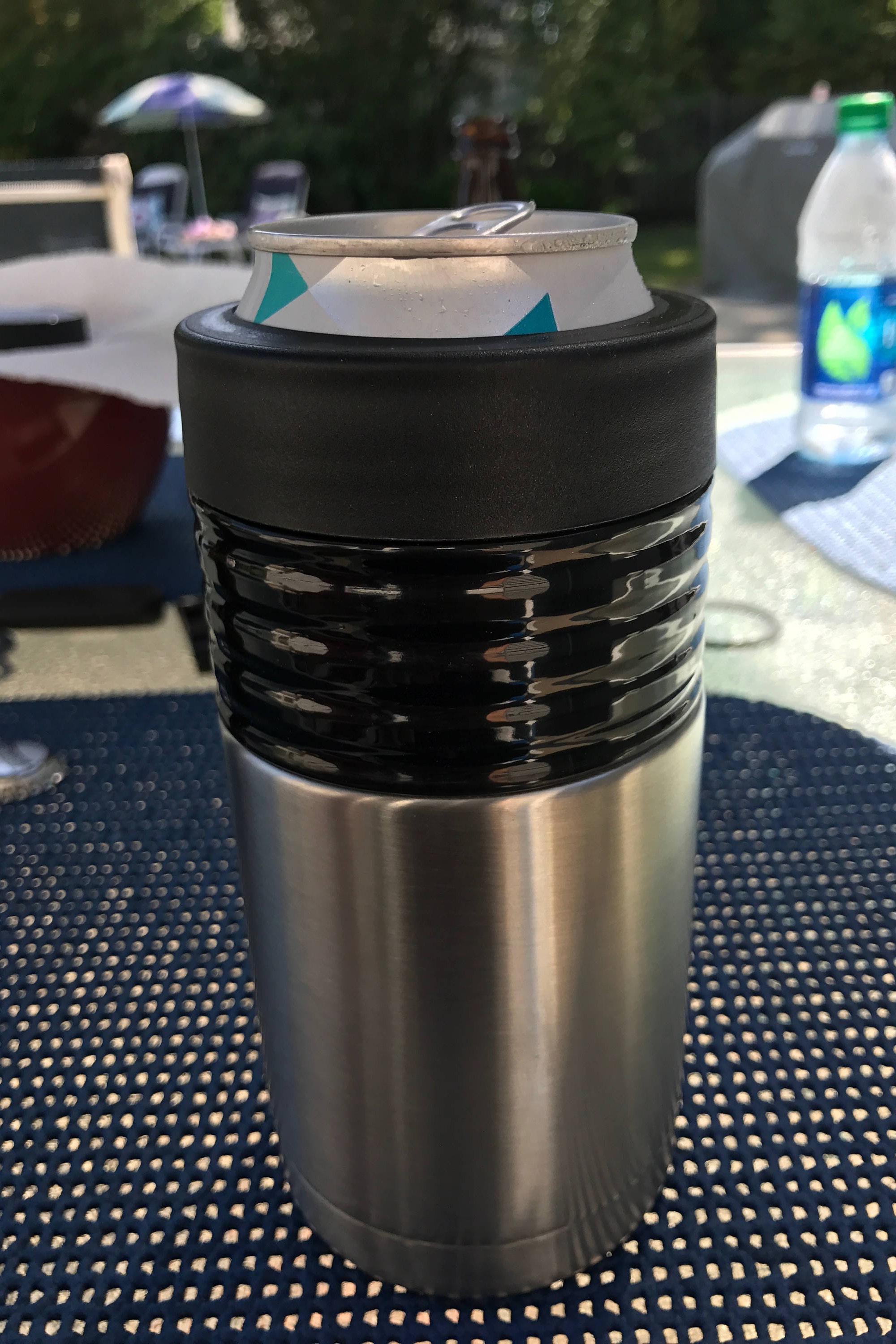 YETI Stainless Steel Drink Cooler Adapter 16oz Black ABS