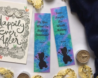 Frozen bookmarks | Etsy