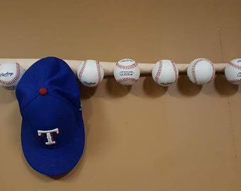 Baseball hat rack | Etsy