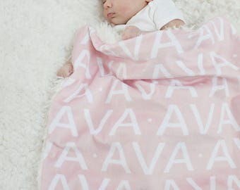 Personalized Baby Blanket faux fur minky lovey name blanket baby gift cloud blanket llama grey newborn gift plush photo prop toddler child