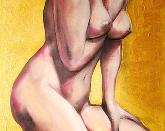 Glitter Women Series, #2 - Original Painting