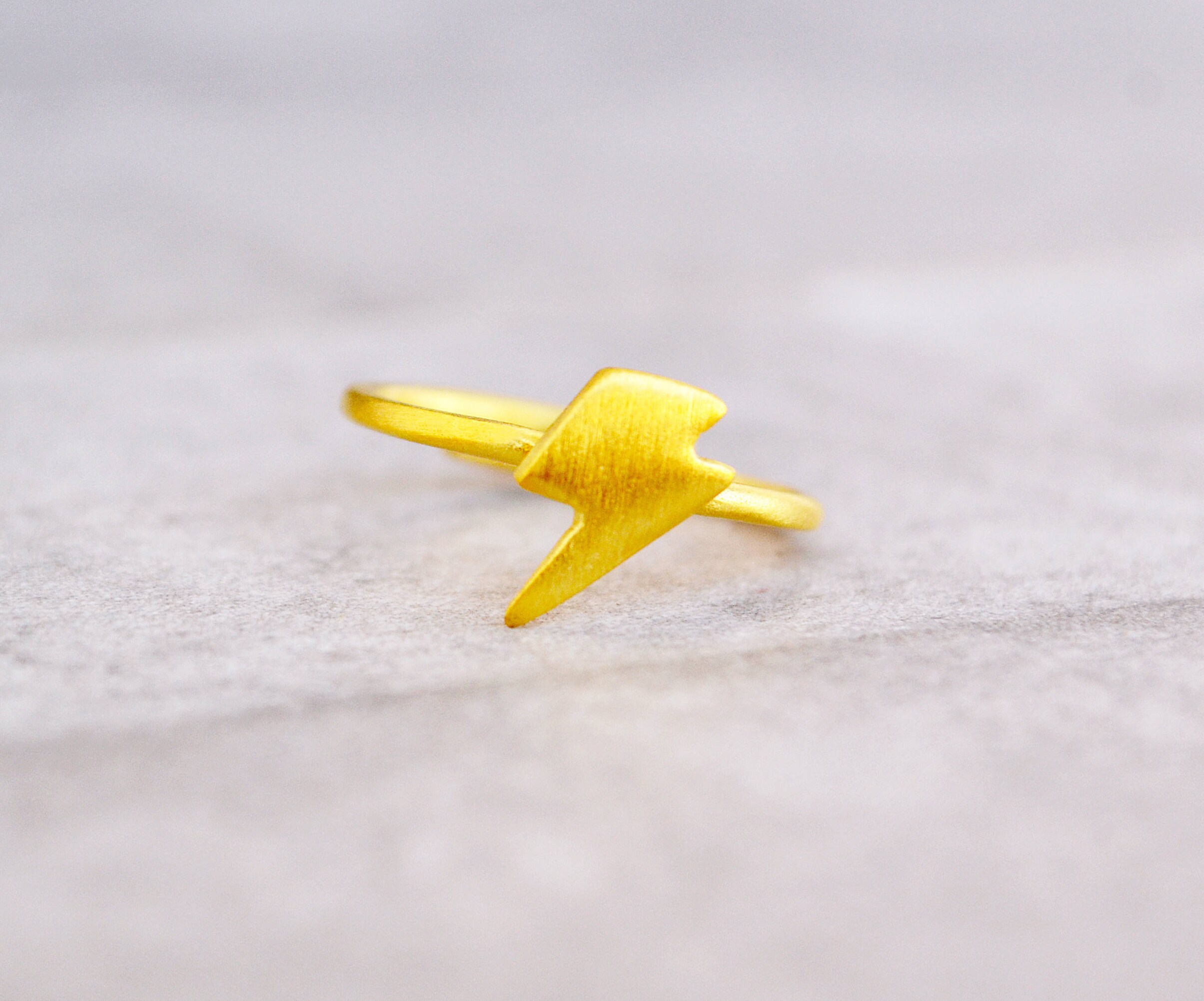 Lightning Handmade Ring / Bolt Ring / Birthday Gift / Gifts