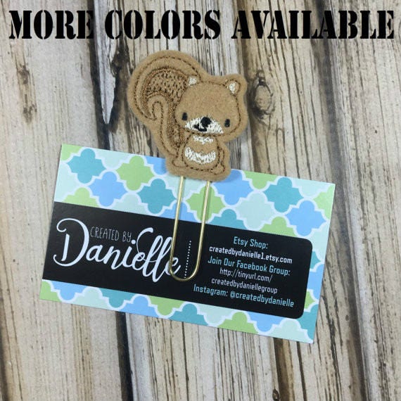 Squirrel Gift Squirrel Lover Gift Squirrel Bookmark