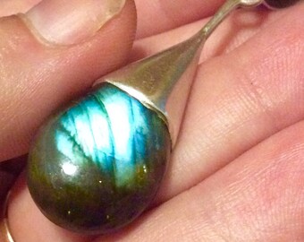 Blue Labradorite in Sterling Silver