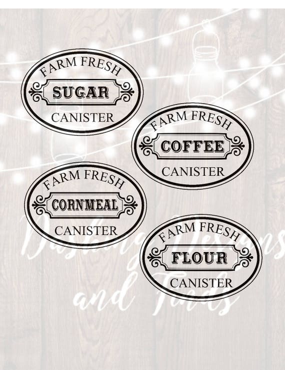 DIGITAL DOWNLOAD png - svg - farm fresh - canister - jar ...