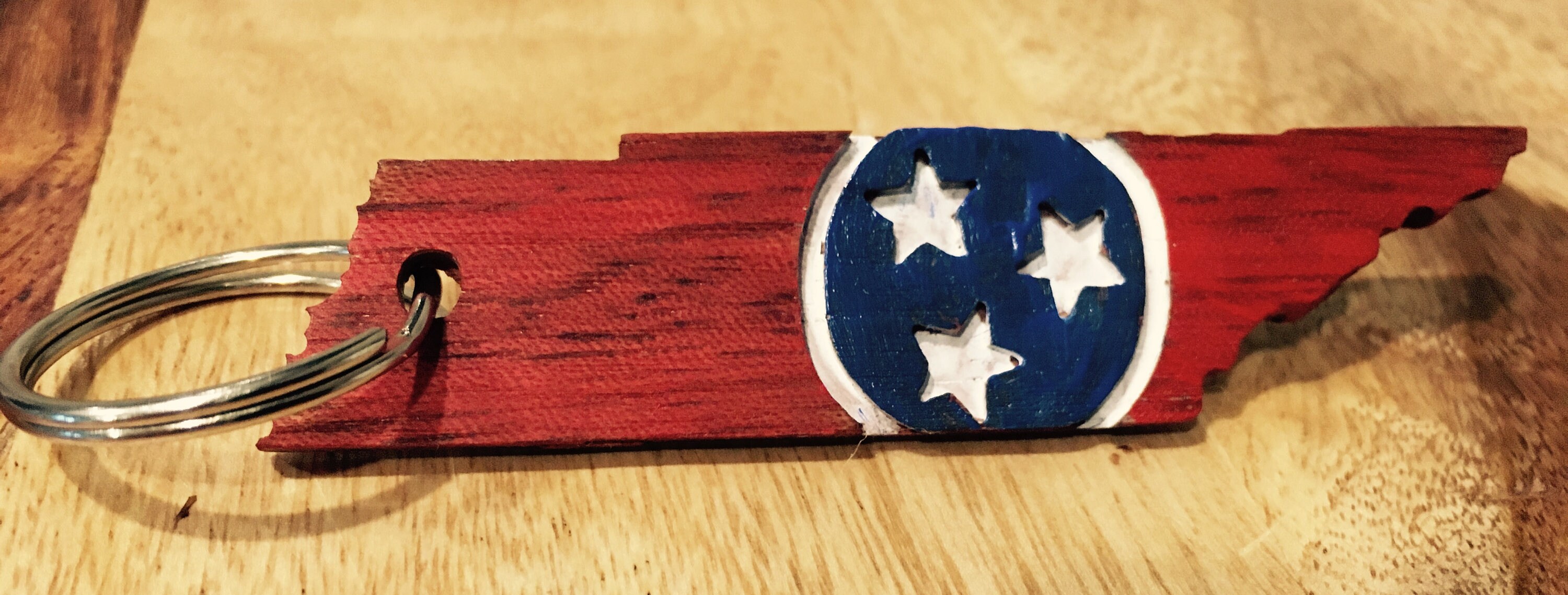 Tennessee Flag Keychain