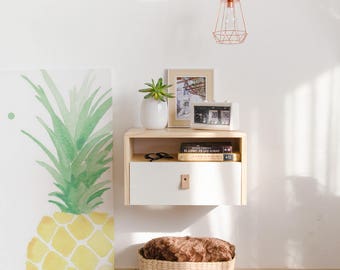 Bedside table, nightstand, end table, mid century modern nightstand, scandinavian nightstand, nordic nightstand, scandinavian design
