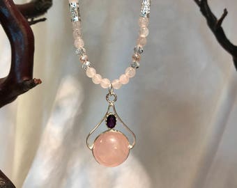 rose quartz necklace meaning