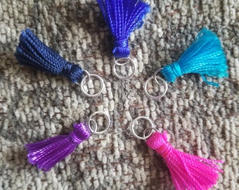 Tassle Stitch Markers for Knitting