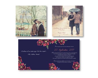 Custom made Wedding Announcement