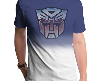 Transformers Distressed Autobot Logo (TRS0074-804RYW) Men's T-Shirt. Autobots, robots, Hasbro, Optimus, 80's tees, Megatron, transformers