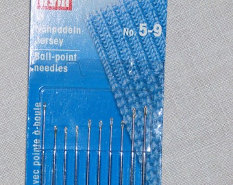 Prym needles with assort ball Tip 5 9 ref 121820