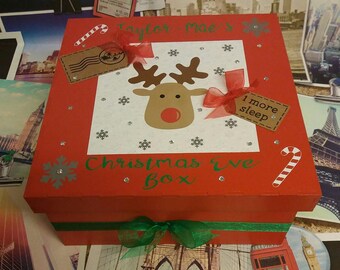 Personalised Wooden Christmas Eve Box - 3 sizes