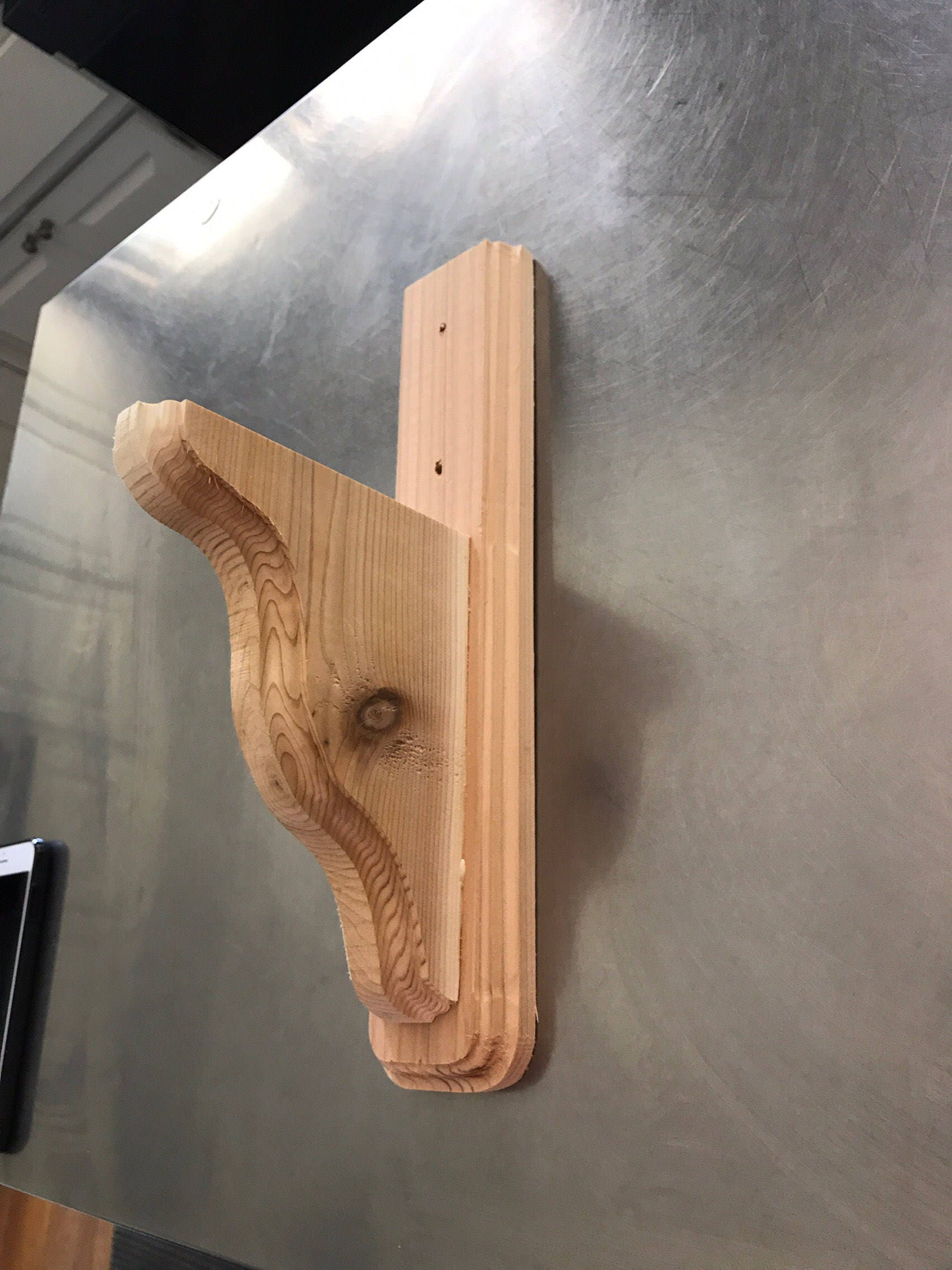 Cedar Window Box Brackets.