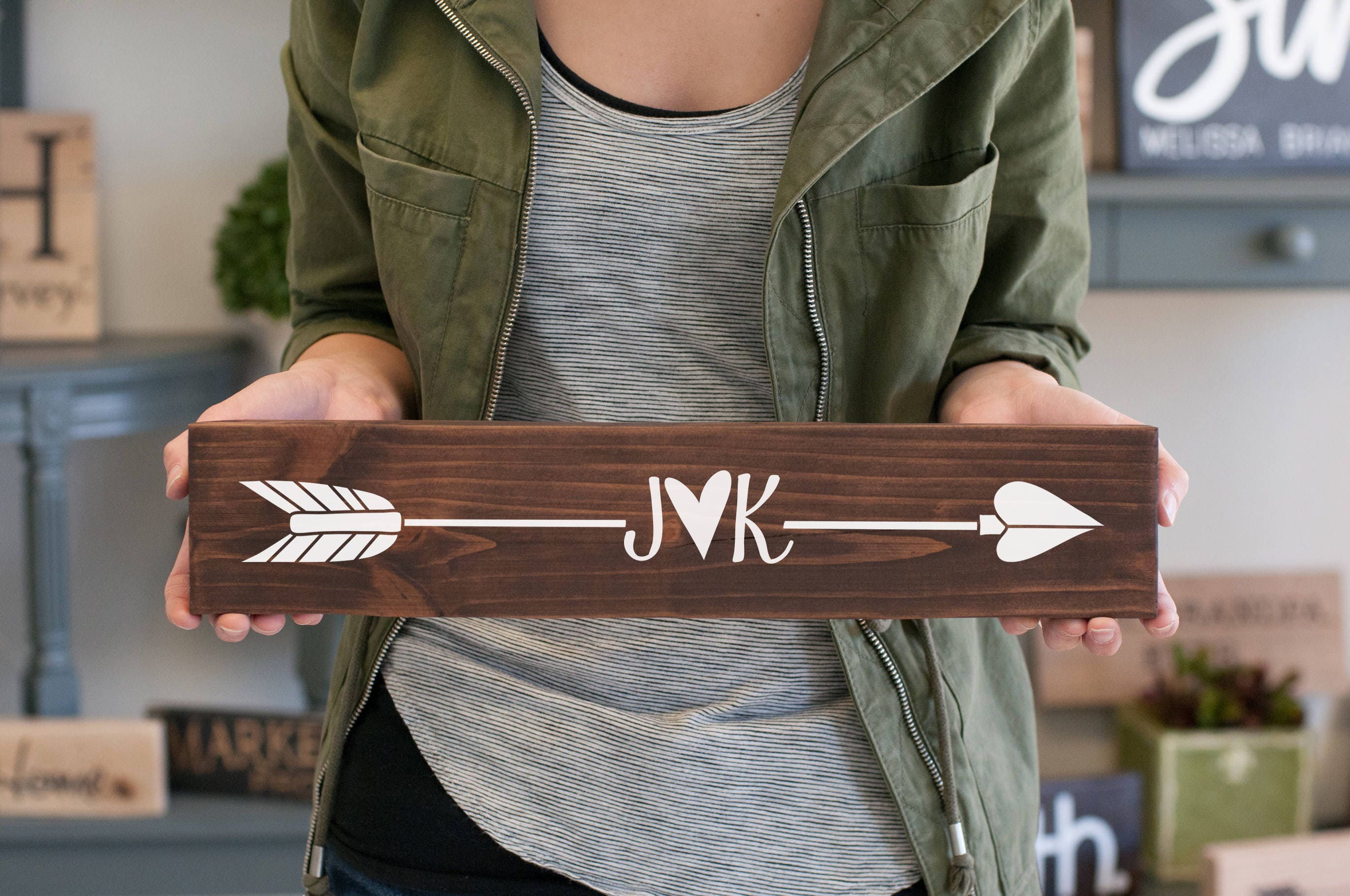 Unique Wedding Gift For Her Personalized Gift Reclaimed Wood