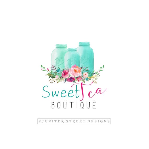 Mason Jar LogoSouthern LogoCountry LogoRustic LogoEtsy