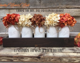 Fall Centerpiece, Fall Decor, Rustic Fall Centerpiece, Wood Box Table Decor, Fall Table Decor, Fall Colors, Fall Home Decor,Fall Centerpiece