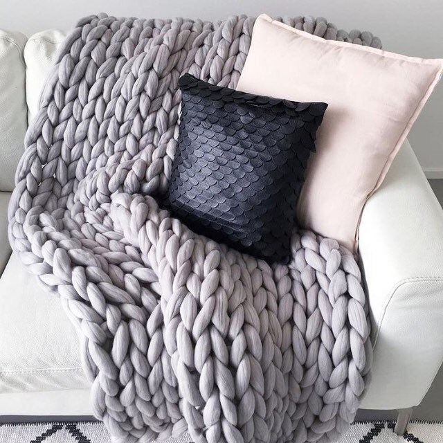 Super Chunky Blankets. Supplies for Bulky Knitting por Ohhio