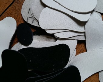 PASTILLES DE CUIR Noir Et Blanches