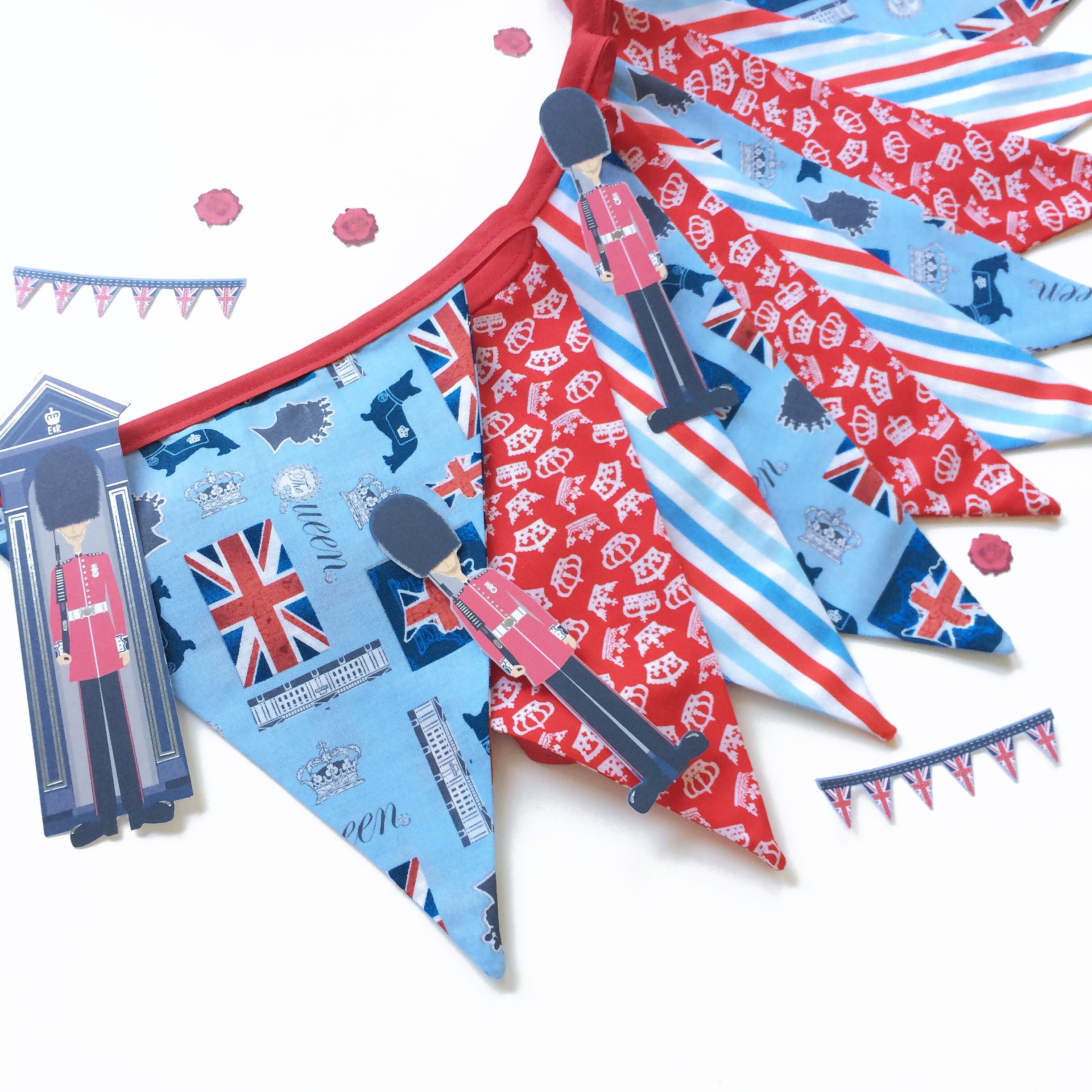 British Bunting Royal Bunting Union Jack Bunting Fabric