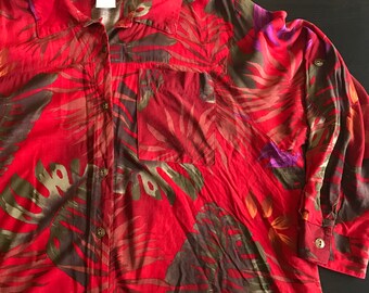 Cooper 01 Tartan Vintage Leaves Hawaiian Shirt