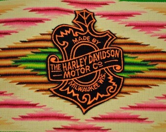 Vintage 1970's Dead-Stock Harley Davidson Crest Patch