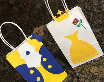 Beauty and the beast party bags