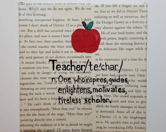 Teacher definition | Etsy