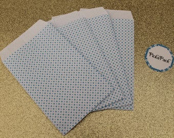 decorated paper bags Sacs en papier Favor bags Goodies bags patterned "Confettata"