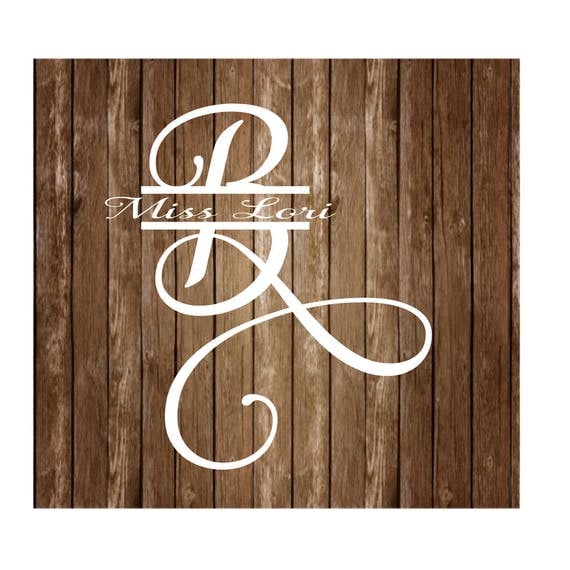 Download B split letter Wedding 2 font elegant monogram dfx SVG ...