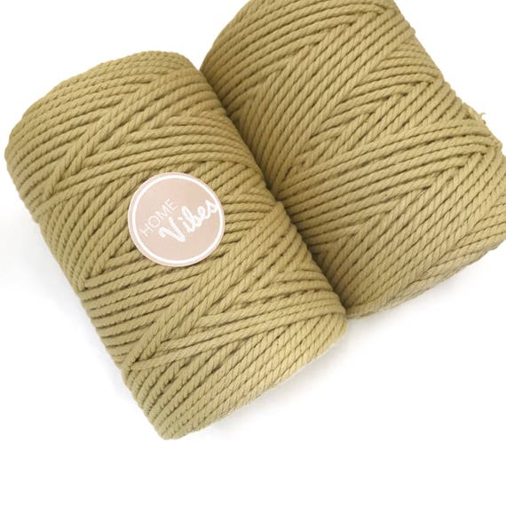 LIGHT MUSTARD Macrame Cord