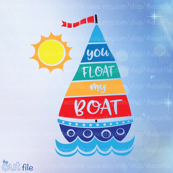 Download You float my boat svg summer wedding beach ocean design