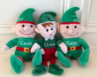 personalized elf doll