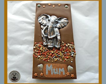 Elephant Gift Chocolate/Chocolate Elephant/Edible/African Elephant/South Africa/Safari/Kenya/Tanzania/Botswana/Zambia/Mum/Friend/Wife/Kids