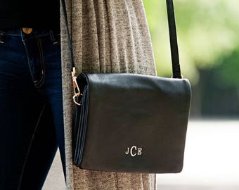 Black or Taupe Palmer Crossbody Purse