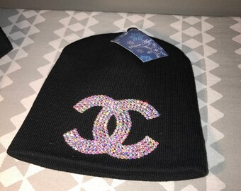 chanel pom pom beanie