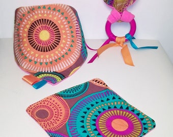 Box for baby - birthday gift - cheap printed ethnic