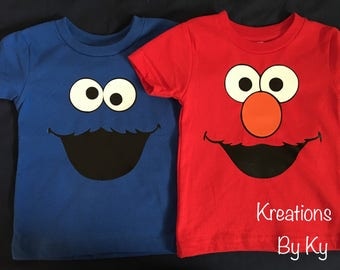 Sesame Street birthday shirt