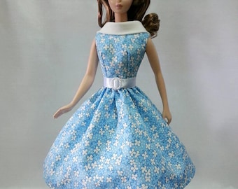Handmade barbie doll dress