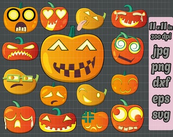 Pumpkin svg Pumpkin kids clip art svg pumpkin patch svg emoticon svg bundle emoji face svg emoji smiley face emoji fall svg files png dxf