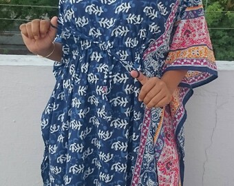 Kaftan, cotton dress, Indian dress, caftan dress, maxi, Beach cover up, bohemian dress, hippie dress, black gown, swim cover up
