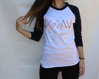 God is greater than the highs and lows, god is greater than the highs and lows shirt, christian shirts, christian clothing, gift for her