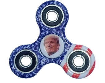 Fidget Spinner Donald Trump Hand Spinner American Flag High Speed Anti Stress, ADHD, ADD, Anxiety, Focus Toy gift