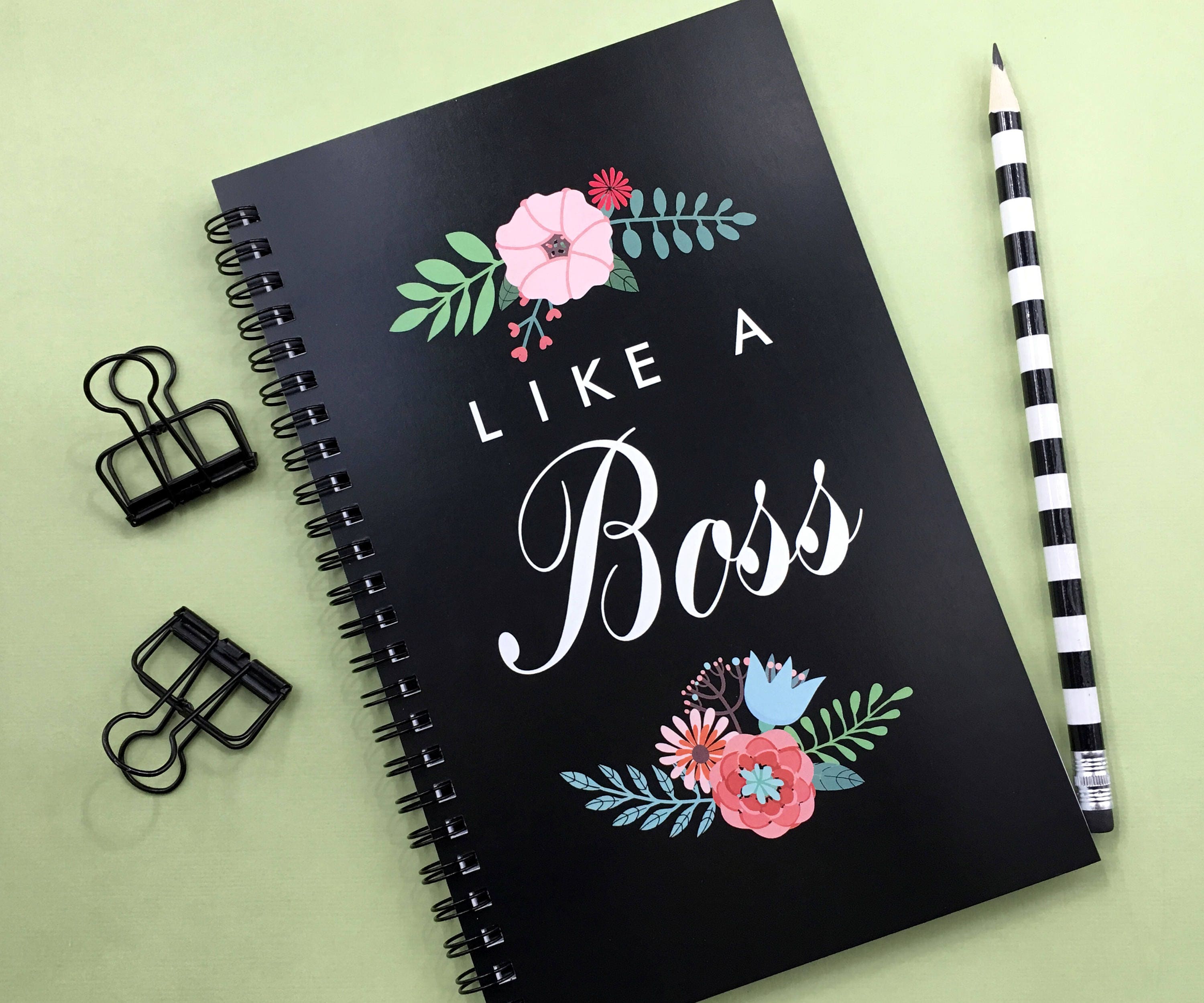 Writing journal spiral notebook sketchbook bullet journal